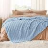 imageBedsure GentleSoft Sage Green Throw Blanket for Couch  Checkered Fleece Blankets Gifts for Women Men Girls Cute Soft Cozy Throw for Bedroom Home Decor Gifts 50x60 InchesSea Blue