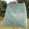 imageBedsure GentleSoft Sage Green Throw Blanket for Couch  Checkered Fleece Blankets Gifts for Women Men Girls Cute Soft Cozy Throw for Bedroom Home Decor Gifts 50x60 InchesSage Green