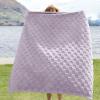 imageBedsure GentleSoft Sage Green Throw Blanket for Couch  Checkered Fleece Blankets Gifts for Women Men Girls Cute Soft Cozy Throw for Bedroom Home Decor Gifts 50x60 InchesLavender Fog