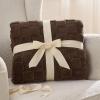 imageBedsure GentleSoft Sage Green Throw Blanket for Couch  Checkered Fleece Blankets Gifts for Women Men Girls Cute Soft Cozy Throw for Bedroom Home Decor Gifts 50x60 InchesSugar Brown