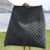 imageBedsure GentleSoft Sage Green Throw Blanket for Couch  Checkered Fleece Blankets Gifts for Women Men Girls Cute Soft Cozy Throw for Bedroom Home Decor Gifts 50x60 InchesDark Grey