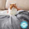 imageBedsure GentleSoft Sherpa Fleece Blankets Queen Size for Bed  Thick and Warm Soft Fuzzy Plush Queen Blanket for Winter Navy 90x90 Inches01  Grey