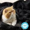 imageBedsure GentleSoft Sherpa Fleece Blankets Queen Size for Bed  Thick and Warm Soft Fuzzy Plush Queen Blanket for Winter Navy 90x90 Inches02  Black