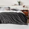 imageBedsure GentleSoft Sherpa Fleece Blankets Queen Size for Bed  Thick and Warm Soft Fuzzy Plush Queen Blanket for Winter Navy 90x90 Inches02  Charcoal