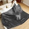 imageBedsure GentleSoft Sherpa Fleece Blankets Queen Size for Bed  Thick and Warm Soft Fuzzy Plush Queen Blanket for Winter Navy 90x90 Inches02  Charcoal