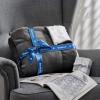 imageBedsure GentleSoft Sherpa Fleece Blankets Queen Size for Bed  Thick and Warm Soft Fuzzy Plush Queen Blanket for Winter Navy 90x90 Inches02  Charcoal