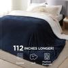 imageBedsure GentleSoft Sherpa Fleece Blankets Queen Size for Bed  Thick and Warm Soft Fuzzy Plush Queen Blanket for Winter Navy 90x90 Inches03  Navy