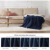 imageBedsure GentleSoft Sherpa Fleece Blankets Queen Size for Bed  Thick and Warm Soft Fuzzy Plush Queen Blanket for Winter Navy 90x90 Inches03  Navy