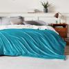 imageBedsure GentleSoft Sherpa Fleece Blankets Queen Size for Bed  Thick and Warm Soft Fuzzy Plush Queen Blanket for Winter Navy 90x90 Inches03  Teal