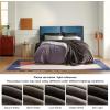 imageBedsure GentleSoft Sherpa Fleece Blankets Queen Size for Bed  Thick and Warm Soft Fuzzy Plush Queen Blanket for Winter Navy 90x90 Inches05  Brown