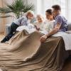 imageBedsure GentleSoft Sherpa Fleece Blankets Queen Size for Bed  Thick and Warm Soft Fuzzy Plush Queen Blanket for Winter Navy 90x90 Inches05  Camel