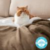imageBedsure GentleSoft Sherpa Fleece Blankets Queen Size for Bed  Thick and Warm Soft Fuzzy Plush Queen Blanket for Winter Navy 90x90 Inches05  Camel