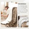 imageBedsure GentleSoft Sherpa Fleece Blankets Queen Size for Bed  Thick and Warm Soft Fuzzy Plush Queen Blanket for Winter Navy 90x90 Inches05  Camel