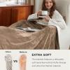imageBedsure GentleSoft Sherpa Fleece Blankets Queen Size for Bed  Thick and Warm Soft Fuzzy Plush Queen Blanket for Winter Navy 90x90 Inches05  Camel