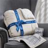 imageBedsure GentleSoft Sherpa Fleece Blankets Queen Size for Bed  Thick and Warm Soft Fuzzy Plush Queen Blanket for Winter Navy 90x90 Inches05  Linen