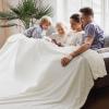 imageBedsure GentleSoft Sherpa Fleece Blankets Queen Size for Bed  Thick and Warm Soft Fuzzy Plush Queen Blanket for Winter Navy 90x90 Inches06  White
