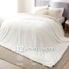 imageBedsure GentleSoft Sherpa Fleece Blankets Queen Size for Bed  Thick and Warm Soft Fuzzy Plush Queen Blanket for Winter Navy 90x90 Inches06  White