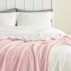 imageBedsure GentleSoft Sherpa Fleece Blankets Queen Size for Bed  Thick and Warm Soft Fuzzy Plush Queen Blanket for Winter Navy 90x90 Inches07  Pink