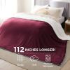 imageBedsure GentleSoft Sherpa Fleece Blankets Queen Size for Bed  Thick and Warm Soft Fuzzy Plush Queen Blanket for Winter Navy 90x90 Inches07  Red