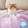 imageBedsure GentleSoft Sherpa Fleece Blankets Queen Size for Bed  Thick and Warm Soft Fuzzy Plush Queen Blanket for Winter Navy 90x90 Inches08  Lilac
