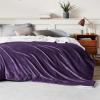 imageBedsure GentleSoft Sherpa Fleece Blankets Queen Size for Bed  Thick and Warm Soft Fuzzy Plush Queen Blanket for Winter Navy 90x90 Inches08  Purple