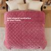 imageBedsure Heated Blanket Throw Blanket  Fast Heating Electric Blanket GentleSoft Flannel Heated Throw with 4 Time Settings 6 Heating Settings Warm Gifts for Grandma 50x60 inches Grey17  Dusty Rose