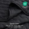 imageBedsure King Quilt Set  Ultra Soft Quilt Bedding Set for Green Bedroom Decor Lightweight AllSeason King Size Comforter with 2 Pillow Shams Dark Green Summer Bedspread Coverlet 106x96 Inch18  Black  Clover