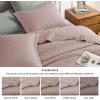 imageBedsure King Quilt Set  Ultra Soft Quilt Bedding Set for Green Bedroom Decor Lightweight AllSeason King Size Comforter with 2 Pillow Shams Dark Green Summer Bedspread Coverlet 106x96 Inch12  Dusty Rose  Clover