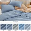 imageBedsure King Quilt Set  Ultra Soft Quilt Bedding Set for Green Bedroom Decor Lightweight AllSeason King Size Comforter with 2 Pillow Shams Dark Green Summer Bedspread Coverlet 106x96 Inch21  Mountain Spring  Leaf