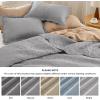 imageBedsure King Quilt Set  Ultra Soft Quilt Bedding Set for Green Bedroom Decor Lightweight AllSeason King Size Comforter with 2 Pillow Shams Dark Green Summer Bedspread Coverlet 106x96 Inch25  Grey  Leaf