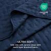 imageBedsure King Quilt Set  Ultra Soft Quilt Bedding Set for Green Bedroom Decor Lightweight AllSeason King Size Comforter with 2 Pillow Shams Dark Green Summer Bedspread Coverlet 106x96 Inch17  Navy  Clover
