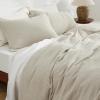 imageBedsure Luxury Waffle Duvet Cover Queen Size  Textured Duvet Cover Set Soft Breathable Bedding Set 90quotx90quot with 2 Pillow Shams for All Season Linen Comforter Not Included06  Linen No Comforter
