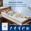 imageBedsure Mattress Topper Queen  Pillow Top Queen Mattress Protector with 821 Inches Deep Pocket 800 GSM Extra Thick Waterproof Bed Pad Fitted Soft Cover Bed for Home Bedroom Hotel  WhiteWhite