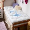 imageBedsure Mattress Topper Queen  Pillow Top Queen Mattress Protector with 821 Inches Deep Pocket 800 GSM Extra Thick Waterproof Bed Pad Fitted Soft Cover Bed for Home Bedroom Hotel  WhiteWhite