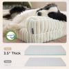 imageBedsure Orthopedic Dog Beds Large Sized Dog Waterproof Memory Foam Pet Bed with Sides NonSlip Bottom and EggCrate Foam Large Pet Couch Sofa with Washable Removable Corduroy Cover CreamCream