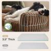 imageBedsure Orthopedic Dog Beds Large Sized Dog Waterproof Memory Foam Pet Bed with Sides NonSlip Bottom and EggCrate Foam Large Pet Couch Sofa with Washable Removable Corduroy Cover CreamBrown