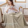 imageBedsure Pink Throw Blanket for Couch  350GSM Soft Cozy Throw Blankets for Bed Home Room Decor GentleSoft Cute Fleece Birthday Gifts for Women Girls 50x60 InchesLight Brown