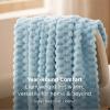imageBedsure Pink Throw Blanket for Couch  350GSM Soft Cozy Throw Blankets for Bed Home Room Decor GentleSoft Cute Fleece Birthday Gifts for Women Girls 50x60 InchesDream Blue