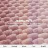 imageBedsure Pink Throw Blanket for Couch  350GSM Soft Cozy Throw Blankets for Bed Home Room Decor GentleSoft Cute Fleece Birthday Gifts for Women Girls 50x60 InchesLight Pink
