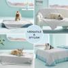 imageBedsure Premium Cooling Blanket for Medium Dog  QMAXampgt05 Breathable Summer Washable Cold Pet Throw Blanket Soft Durable Self Cooling Cat Mat for Hot Weather Pearl Grey 30x40Pearl Grey