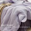 imageBedsure Queen Comforter Set  7 Pieces Sage Green Queen Bedding Set for All Seasons Boho Contrasting Design Bed in a Bag with Comforter Sheets Pillowcases ampamp Shams09  LavenderGrayish Purple