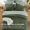 imageBedsure Queen Comforter Set  7 Pieces Sage Green Queen Bedding Set for All Seasons Boho Contrasting Design Bed in a Bag with Comforter Sheets Pillowcases ampamp Shams08  Olive GreenSage Green