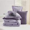 imageBedsure Queen Comforter Set  7 Pieces Sage Green Queen Bedding Set for All Seasons Boho Contrasting Design Bed in a Bag with Comforter Sheets Pillowcases ampamp Shams09  LavenderGrayish Purple