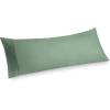imageBedsure Queen Pillow Cases Set of 2  Dark Grey Double Brushed Microfiber Pillowcases 2 Pack Super Soft Cooling Pillow Case Covers with Envelope Closure Wrinkle Fade and Stain Resistant 20x3004  Sage Green