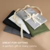 imageBedsure Queen Pillow Cases Set of 2  Dark Grey Double Brushed Microfiber Pillowcases 2 Pack Super Soft Cooling Pillow Case Covers with Envelope Closure Wrinkle Fade and Stain Resistant 20x3004  Sage Green