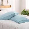 imageBedsure Queen Pillow Cases Set of 2  Dark Grey Double Brushed Microfiber Pillowcases 2 Pack Super Soft Cooling Pillow Case Covers with Envelope Closure Wrinkle Fade and Stain Resistant 20x3017  Winter Sky