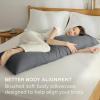 imageBedsure Queen Pillow Cases Set of 2  Dark Grey Double Brushed Microfiber Pillowcases 2 Pack Super Soft Cooling Pillow Case Covers with Envelope Closure Wrinkle Fade and Stain Resistant 20x3001  Dark Grey