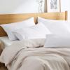 imageBedsure Queen Pillow Cases Set of 2  Dark Grey Double Brushed Microfiber Pillowcases 2 Pack Super Soft Cooling Pillow Case Covers with Envelope Closure Wrinkle Fade and Stain Resistant 20x3002  White
