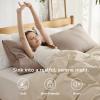 imageBedsure Queen Pillow Cases Set of 2  Dark Grey Double Brushed Microfiber Pillowcases 2 Pack Super Soft Cooling Pillow Case Covers with Envelope Closure Wrinkle Fade and Stain Resistant 20x3006  Khaki