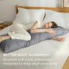 imageBedsure Queen Pillow Cases Set of 2  Dark Grey Double Brushed Microfiber Pillowcases 2 Pack Super Soft Cooling Pillow Case Covers with Envelope Closure Wrinkle Fade and Stain Resistant 20x3009  Light Grey